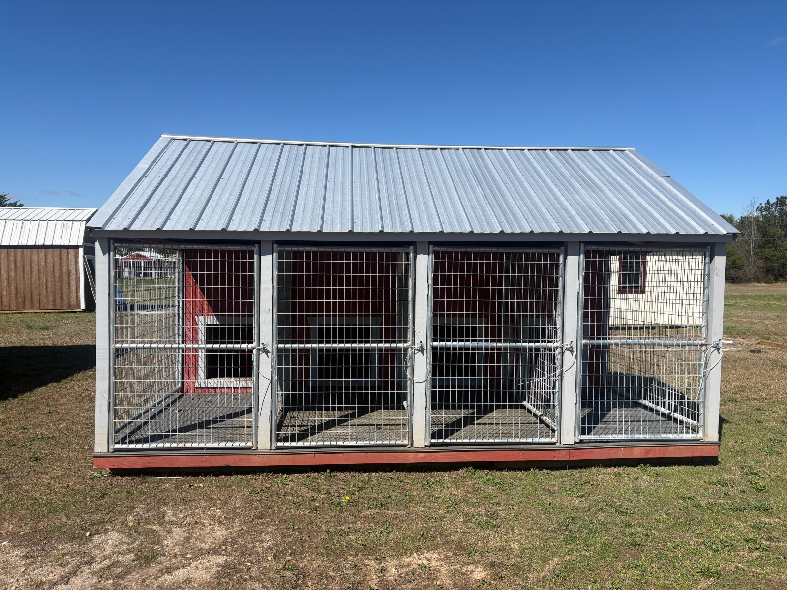 11' x 16' Parton Sheds - Greenville!  Save on this used 4-Bay kennel! for sale in Greenville, SC